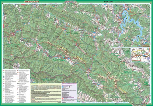 Bieszczady - whole map