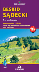 Beskid Sądecki - cover of the map