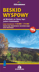 Beskid Wyspowy  - cover of the map